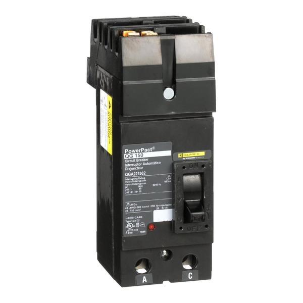Molded Case Circuit Breaker, 150, 240VAC, 2 Pole, I-Line Bracket Mounting Style