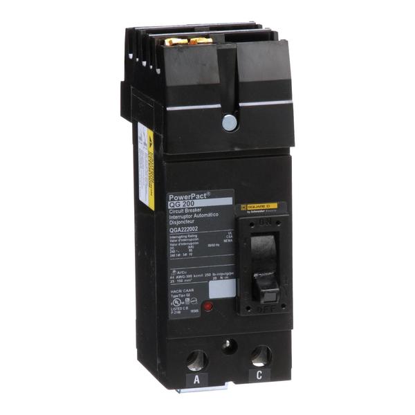 Molded Case Circuit Breaker, 200, 240VAC, 2 Pole, I-Line Bracket Mounting Style