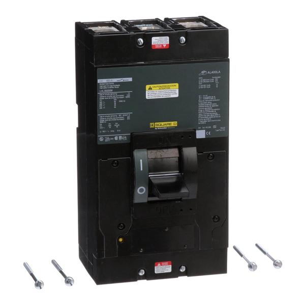 Molded Case Circuit Breaker, 400, 600VAC, 3 Pole, Unit Mount Mounting Style, LHL Series