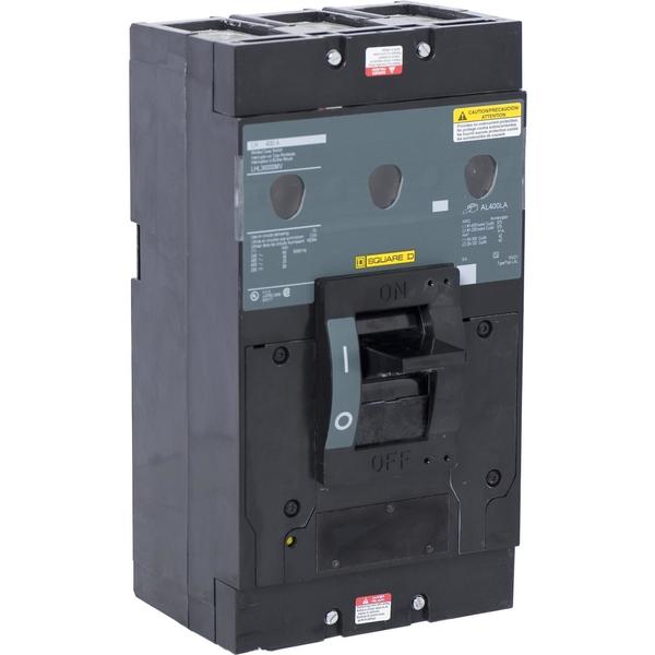 Molded Case Circuit Breaker, 400, 600VAC, 3 Pole, Unit Mount Mounting Style, LHL Series