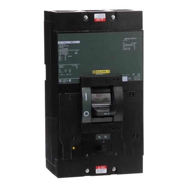 Molded Case Circuit Breaker, 300, 600VAC, 2 Pole, Unit Mount Mounting Style, LAL Series
