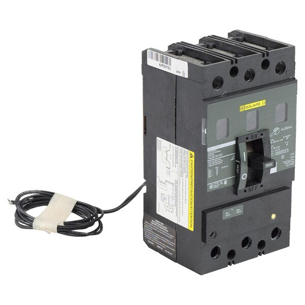 Molded Case Circuit Breaker, 225, 600VAC, 3 Pole, Unit Mount Mounting Style, LAL Series