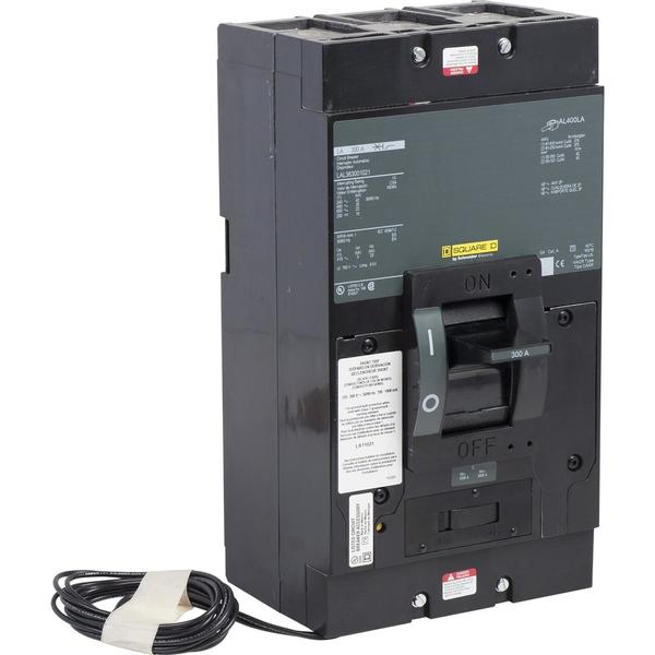 Molded Case Circuit Breaker, 300, 600VAC, 3 Pole, Unit Mount Mounting Style, LAL Series
