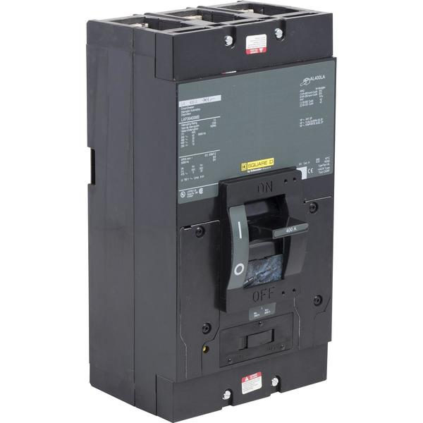 Molded Case Circuit Breaker, 400, 600VAC, 3 Pole, Unit Mount Mounting Style