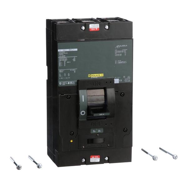 Molded Case Circuit Breaker, 300, 600VAC, 3 Pole, Unit Mount Mounting Style, LHL Series