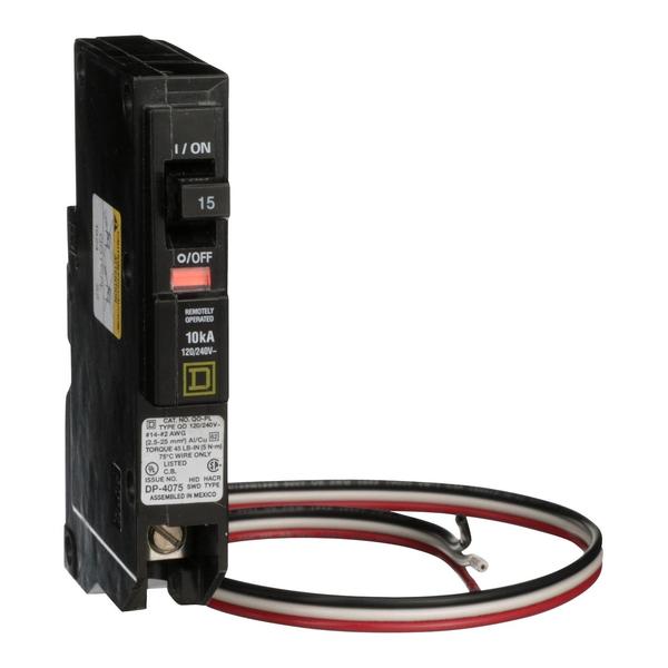 Circuit Breaker 120/240V 15A 1P Plug On
