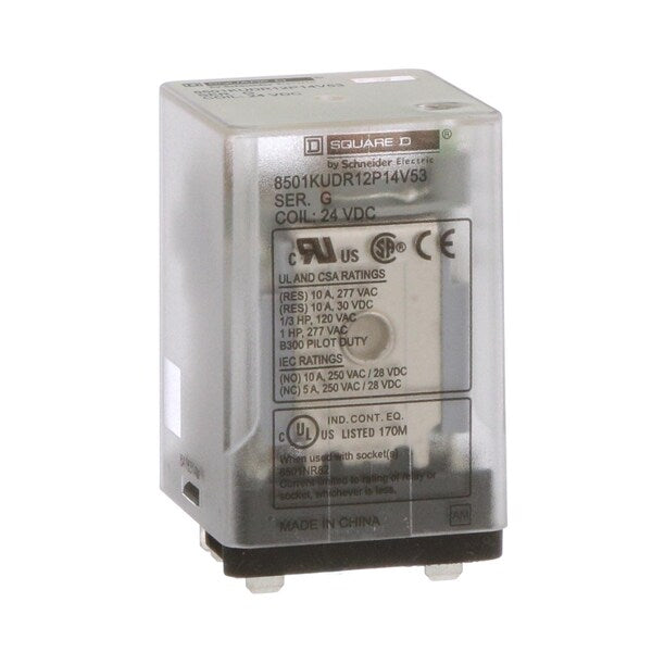 Relay, 240VAC Coil Volts, DPDT
