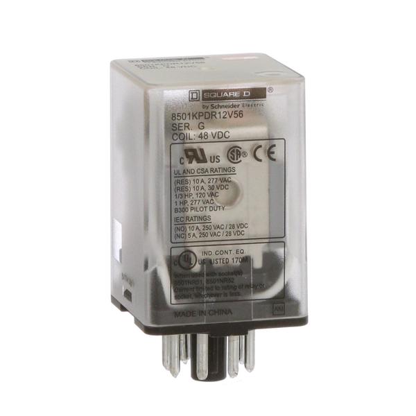 Relay, 240VAC Coil Volts, DPDT