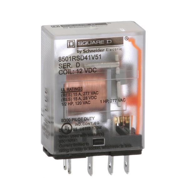 Relay, 240VAC Coil Volts, SPDT