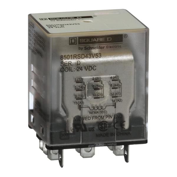 Relay, 250VAC Coil Volts, 3PDT