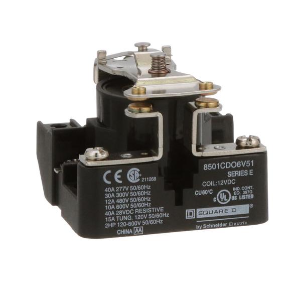 Relay, 600VAC Coil Volts, 1 NO; SPST