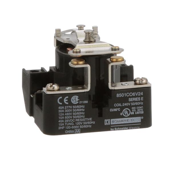 Relay, 600VAC Coil Volts, 1 NO; SPST