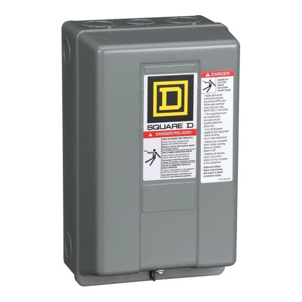 600VAC Electrically Held Lighting Contactor 3P 30A