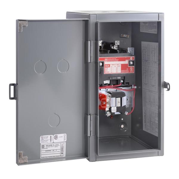 600VAC Electrically Held Lighting Contactor 3P 60A