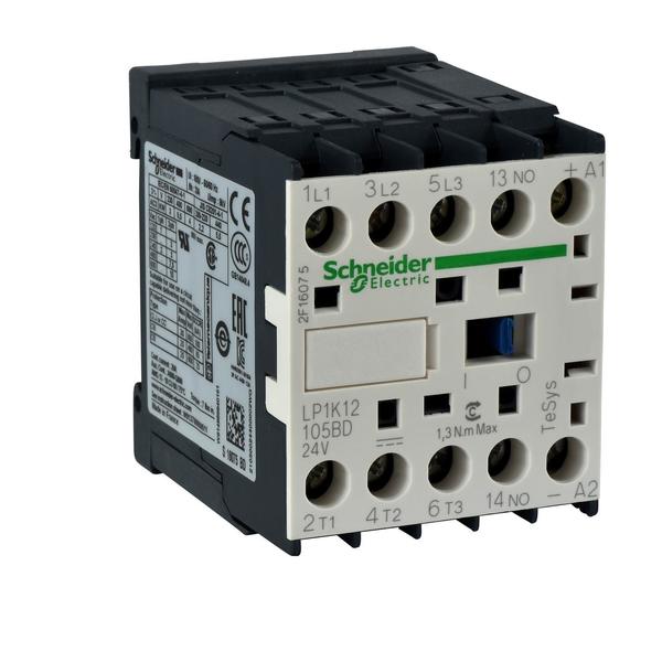IEC Magnetic Contactor, 4 Poles, 24 V DC, 9 A