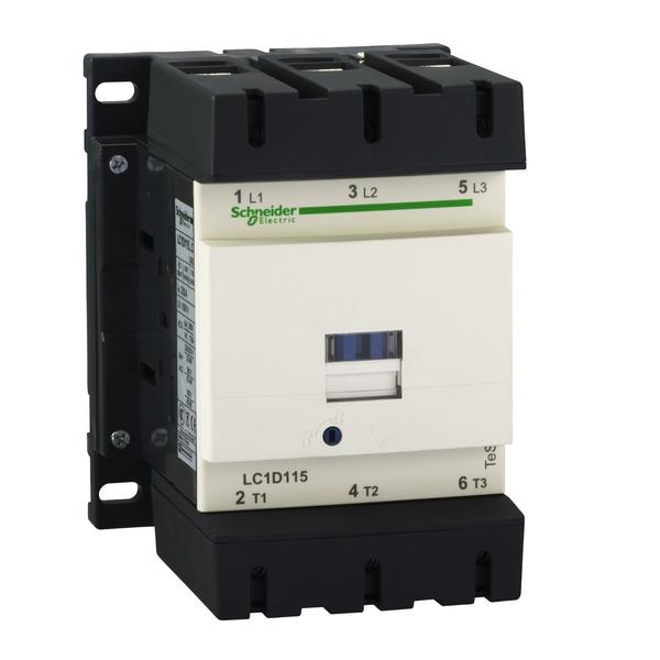 IEC Magnetic Contactor, 3 Poles, 24 V AC, 115 A