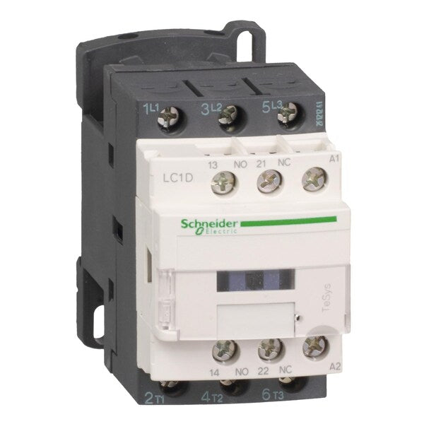 IEC Magnetic Contactor, 3 Poles, 600 V AC, 12 A