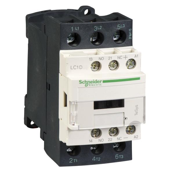 IEC Magnetic Contactor, 3 Poles, 24 V DC, 25 A