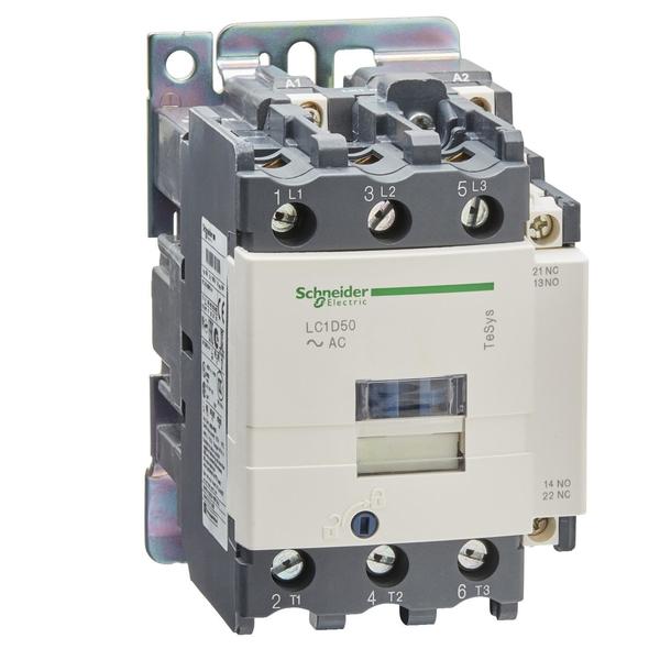 IEC Magnetic Contactor, 3 Poles, 110 V AC, 50 A