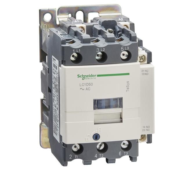 IEC Magnetic Contactor, 3 Poles, 240 V AC, 50 A