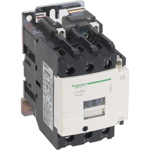 IEC Magnetic Contactor, 3 Poles, 24 V AC, 65 A