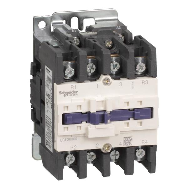 IEC Magnetic Contactor, 4 Poles, 120 V AC, 80 A