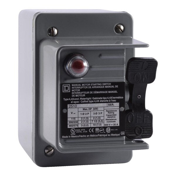 Manual Switch 600Vac K+Options