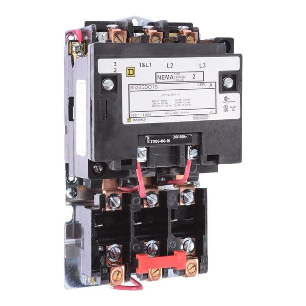 Starter 600Vac 45Amp Nema +Options, Not Rated NEMA Rating, 110/120V AC, 2 Poles
