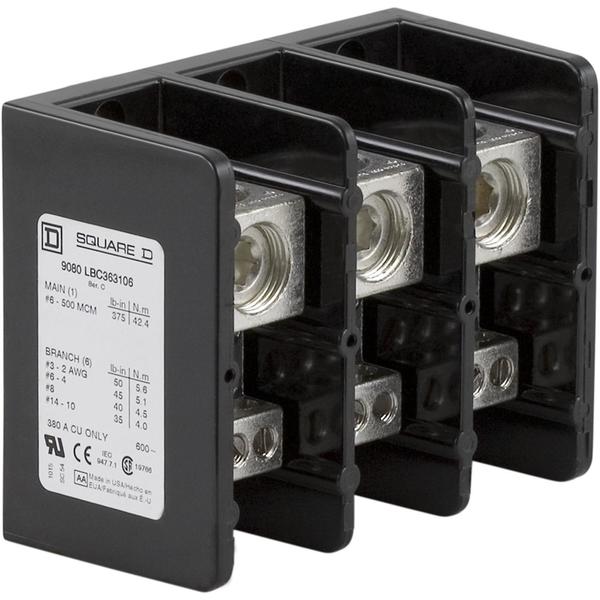 Power Distribution Block 600V 380A