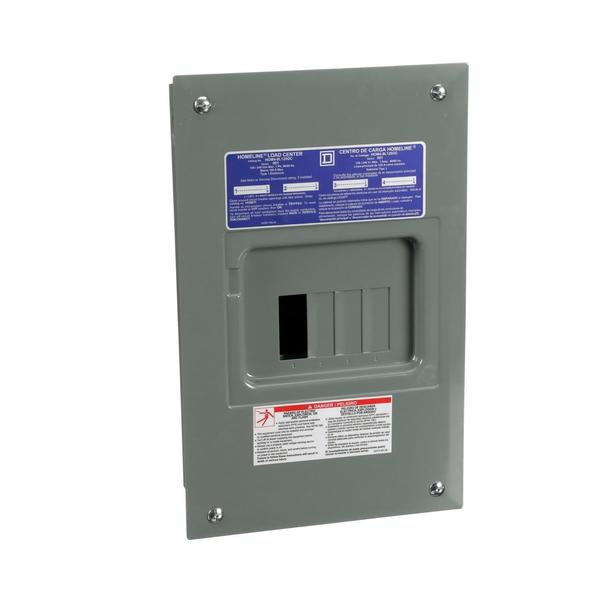 Load Center, 125 Amps, 240V, HOM Circuit Breaker Type