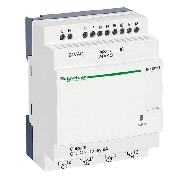 Plug-In Relay, 24V AC Coil Volts, NO Relay Output