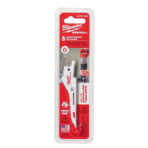 SAWZALL Ductwork Blade - 5 PK