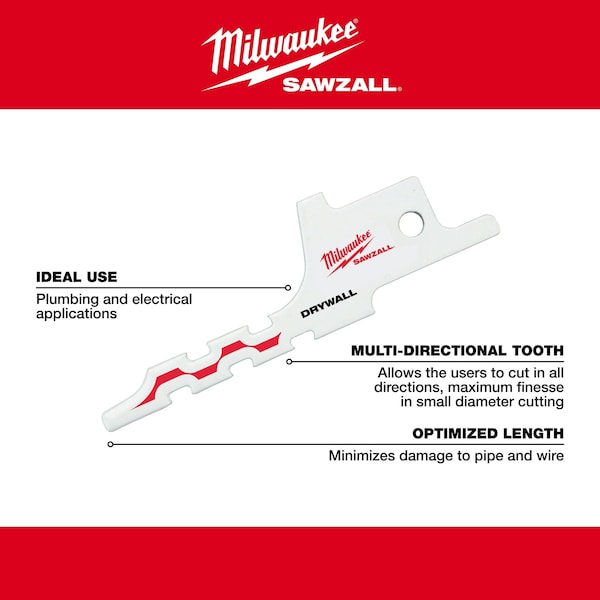 SAWZALL Drywall Access Blade