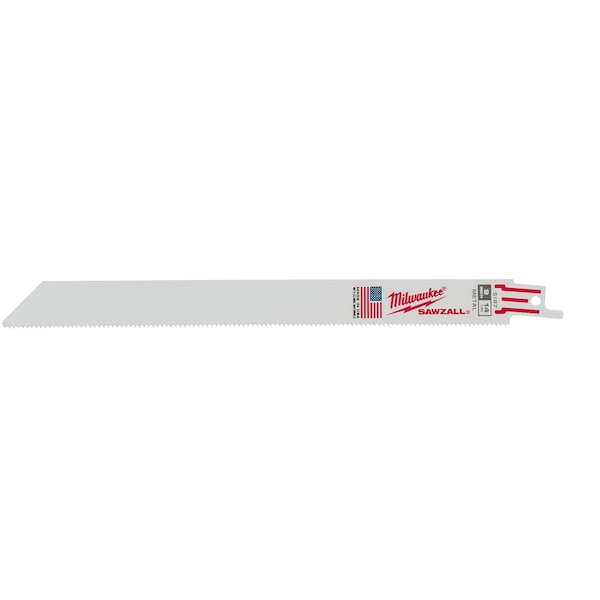 9 in 14 TPI SAWZALL Blades, 5 Pack