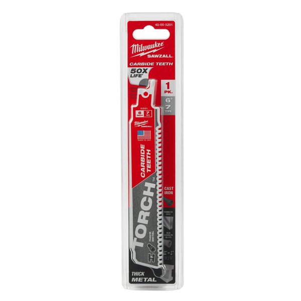 The TORCH w/CARBIDE TEETH 7T 6L 1PK