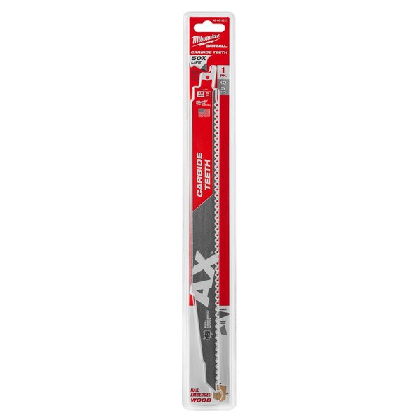 THE AX w/CARBIDE TEETH 5T 12L 1PK