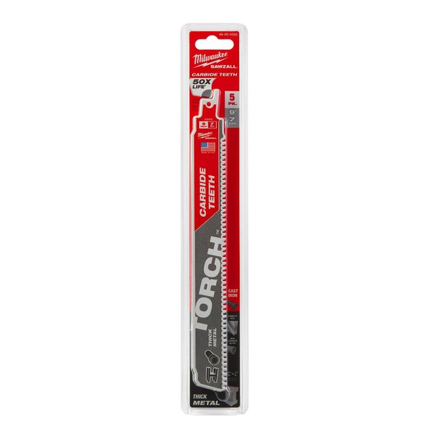 The TORCH w/CARBIDE TEETH 7T 9L 5PK
