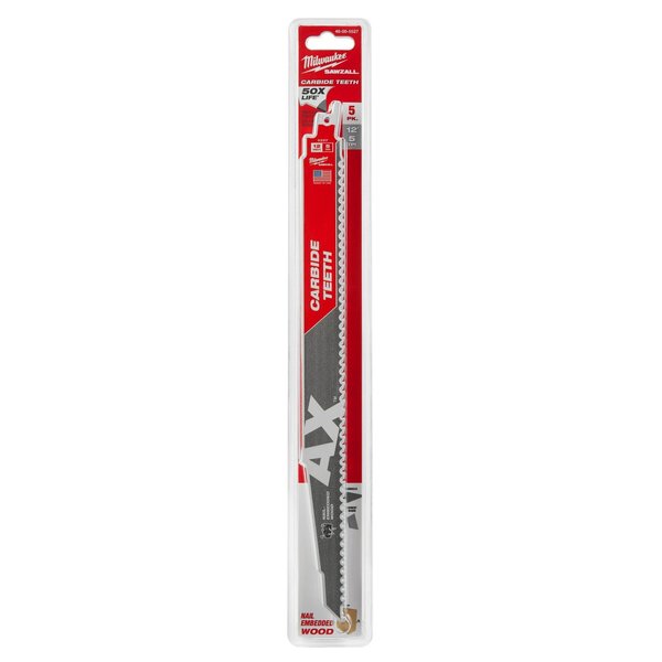 THE AX w/CARBIDE TEETH 5T 12L 5PK