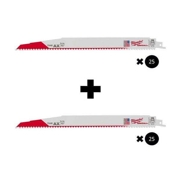 SAWZALL BL 5T12LG AX, w/BL 5T12LG AX 25PK