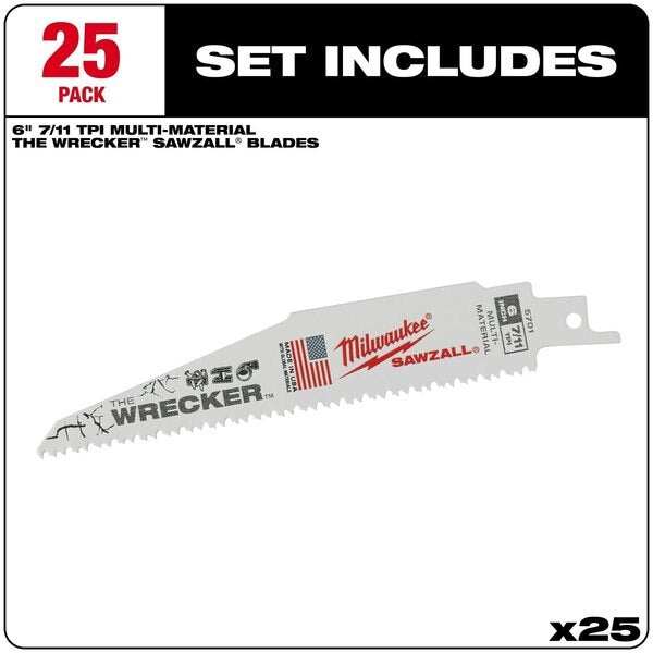 The WRECKER Multi-Material SAWZALL Blade 6
