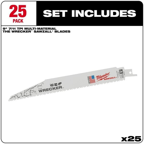 The WRECKER Multi-Material SAWZALL Blade 9