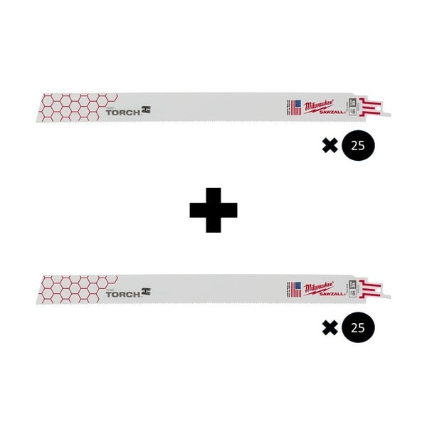 SAWZALL BL 18T12LG, 25PK, w/18T12LG 25PK