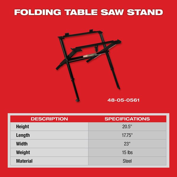 Folding Table Saw Stand