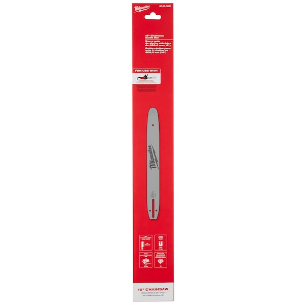 Guide Bar For Use With M18 Fuel 16 in Chain Saw