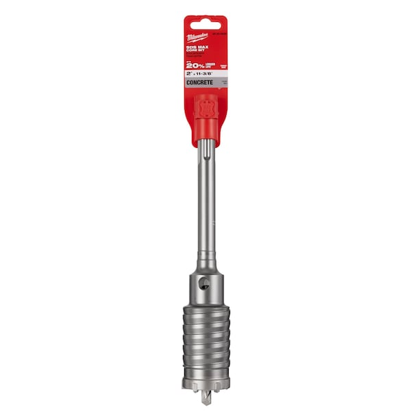 2 in. x 11-3/8 in. One Piece SDS-MAX Masonry Core Bit