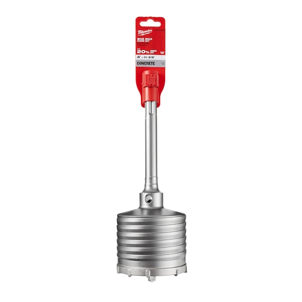 4 in. x 11-3/8 in. One Piece SDS-MAX Masonry Core Bit