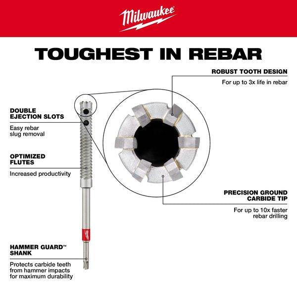 1-1/8 in. x 12 in. SDS-Plus Rebar Cutter