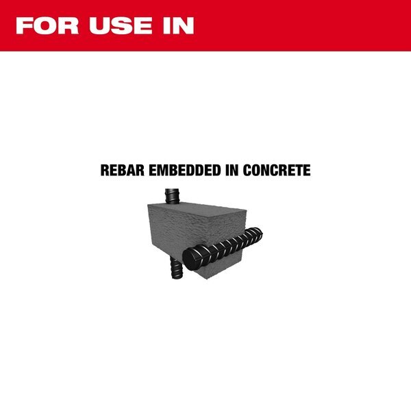 1/2 in. x 18 in. Straight Shank Rebar Cutter