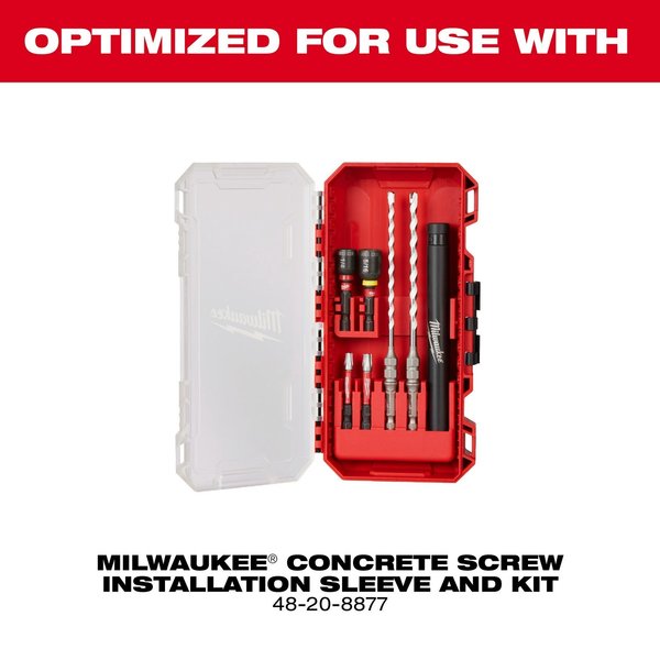 3/16 in. x 6 in. SHOCKWAVE Impact Duty Carbide Multi-Material Drill Bit for Concrete Screws