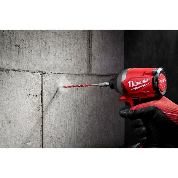 3/16 in. x 4 in. SHOCKWAVE Carbide Hammer Drill Bit for Concrete Screws